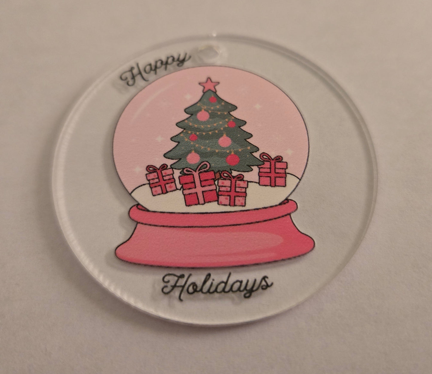 Snow Globe Christmas Tree Ornament