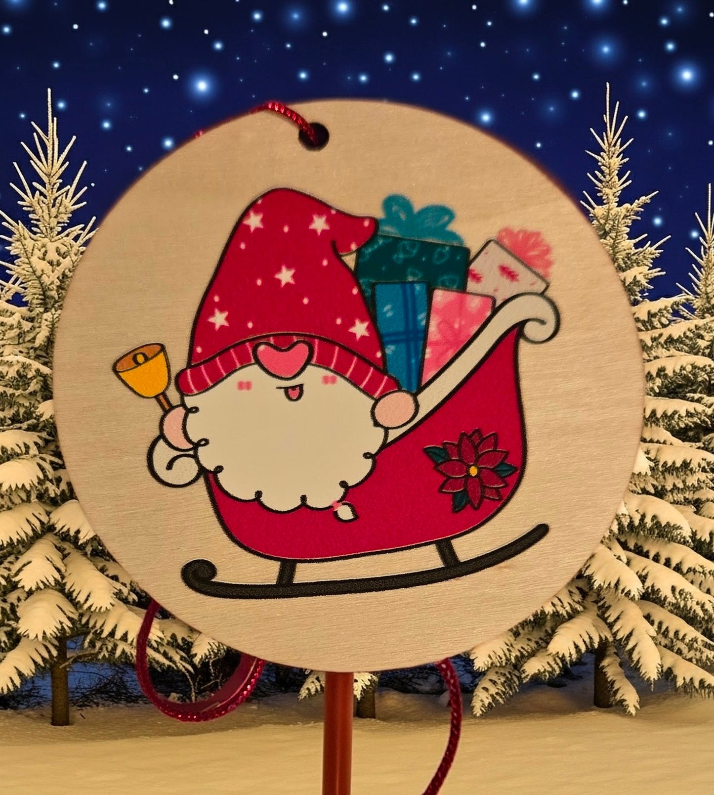 Santa's Sleigh Ornament