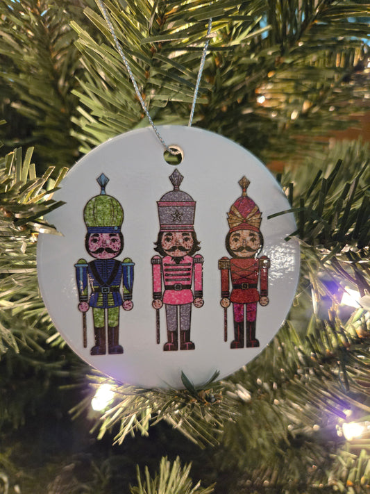 Ceramic Toy Soldiers Ornament