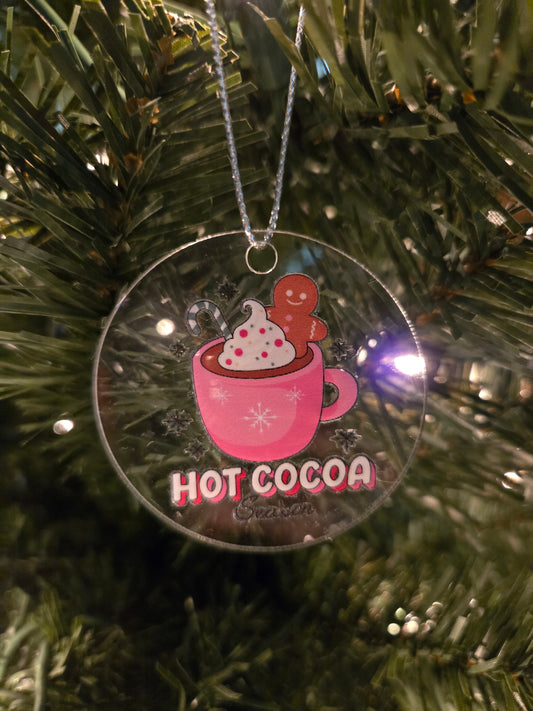 Hot Cocoa Christmas Ornament