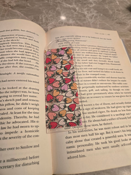Vintage Looking Strawberry Bookmark